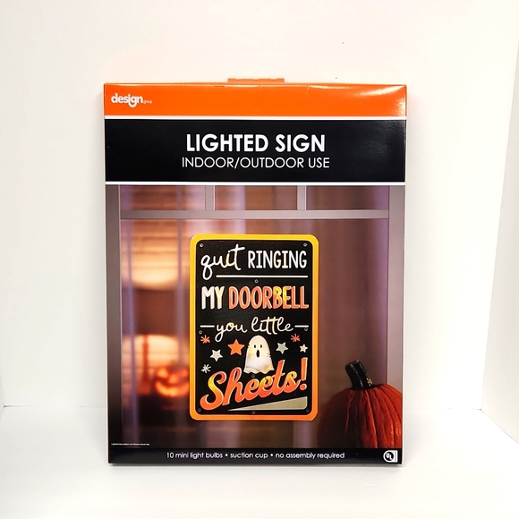 Lighted Halloween Sign - Picture 6 of 7